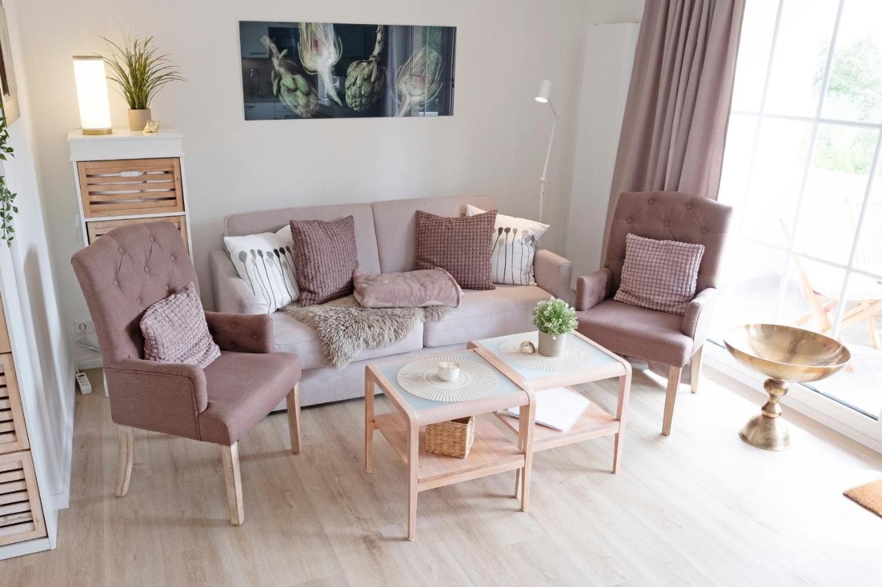 Fewo1846 Strandresidenz Wassersleben - Ostseenest - Modernes Studioapartment Mit Balkon Am Strand ハリスレー エクステリア 写真