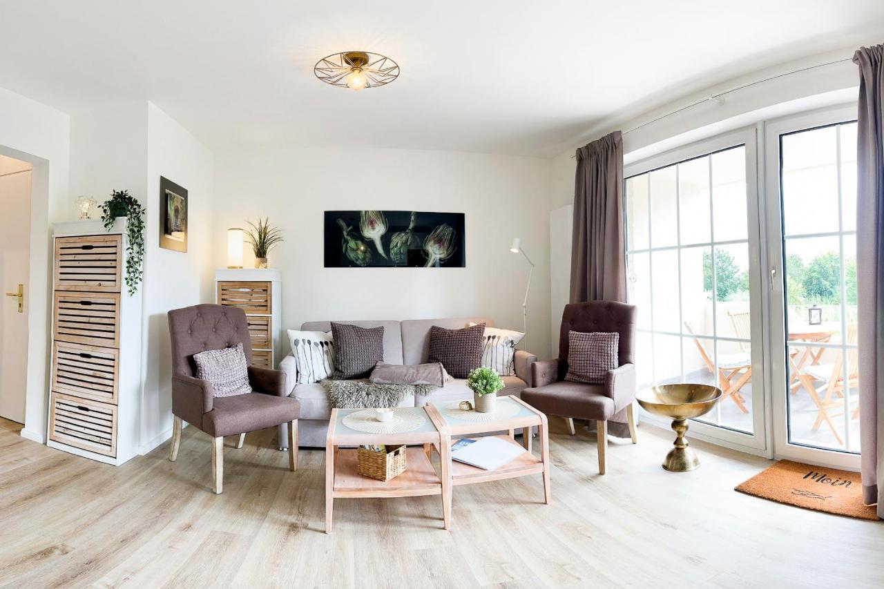 Fewo1846 Strandresidenz Wassersleben - Ostseenest - Modernes Studioapartment Mit Balkon Am Strand ハリスレー エクステリア 写真