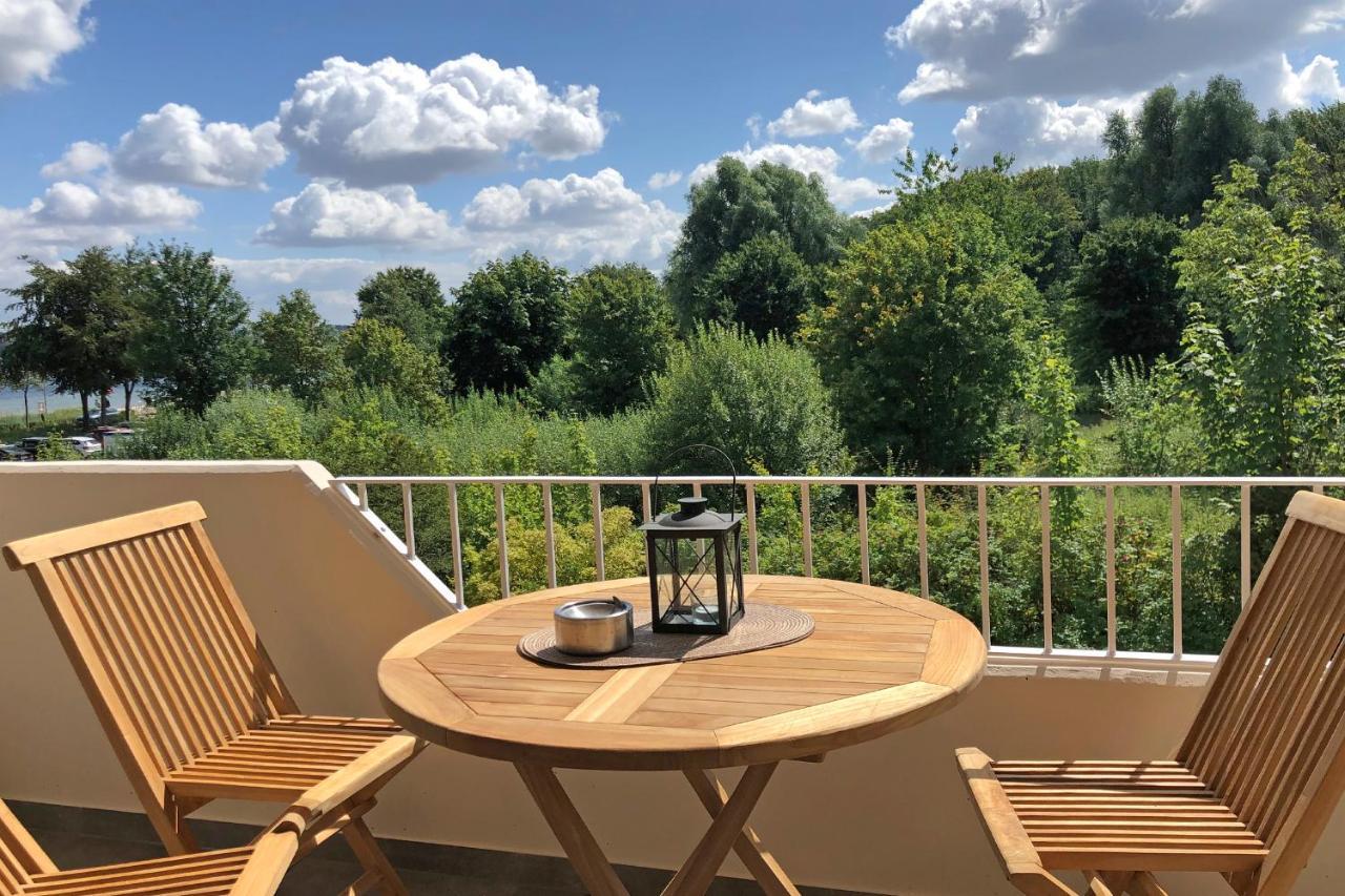 Fewo1846 Strandresidenz Wassersleben - Ostseenest - Modernes Studioapartment Mit Balkon Am Strand ハリスレー エクステリア 写真